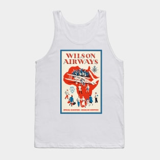 Wilson Airways Vintage Poster 1937 Tank Top